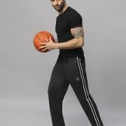 HOSIERY DOUBLE STRIPES TRACKPANT