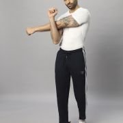 HOSIERY DOUBLE STRIPES TRACKPANT