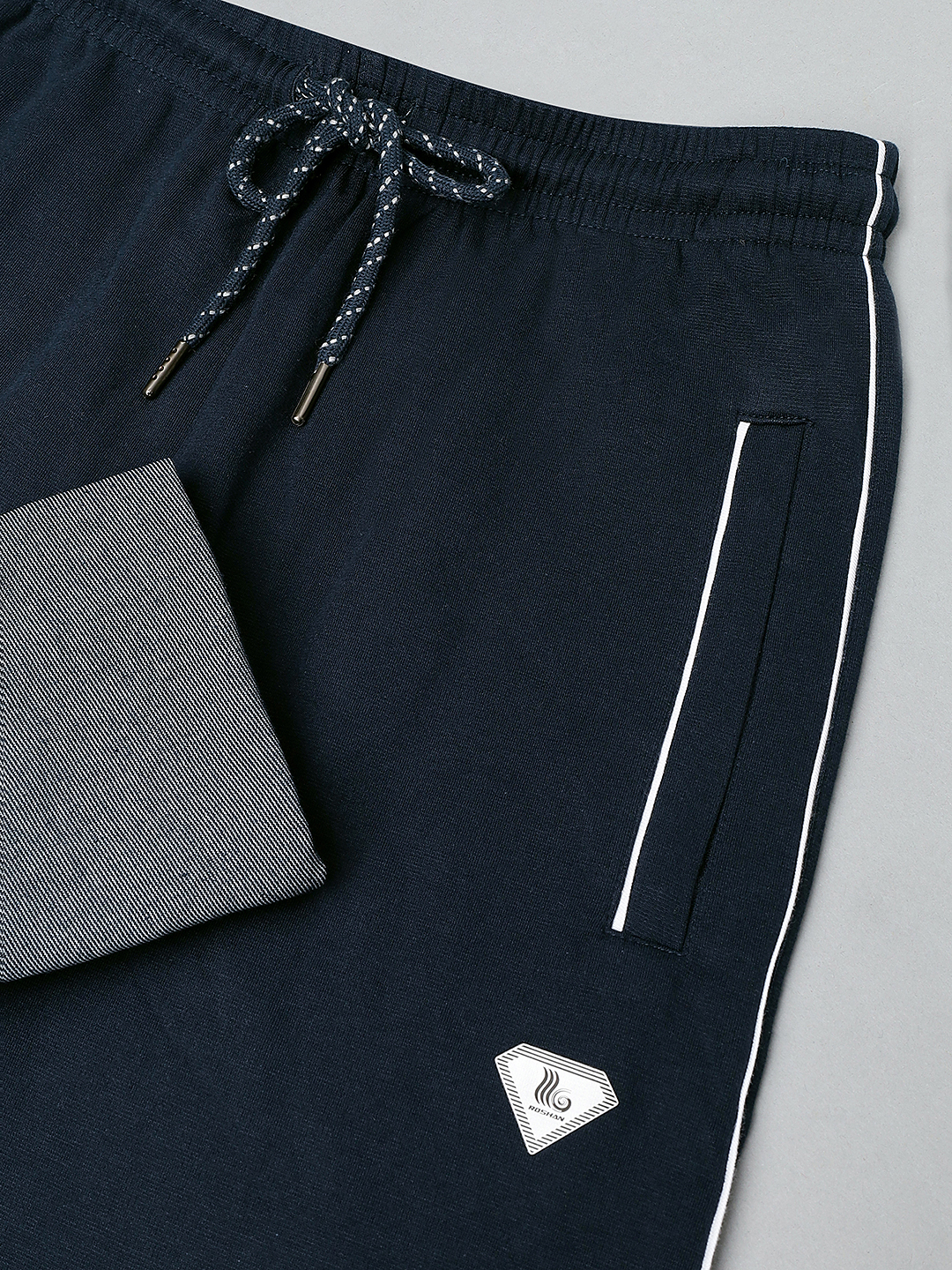 HOSIERY BOTTOM RIB TRACKPANT CORD PIPING