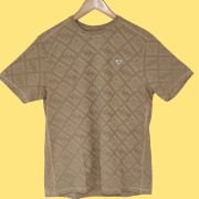 JACQUARD STRETCHABLE POLYESTER T-SHIRT