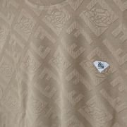 JACQUARD STRETCHABLE POLYESTER T-SHIRT