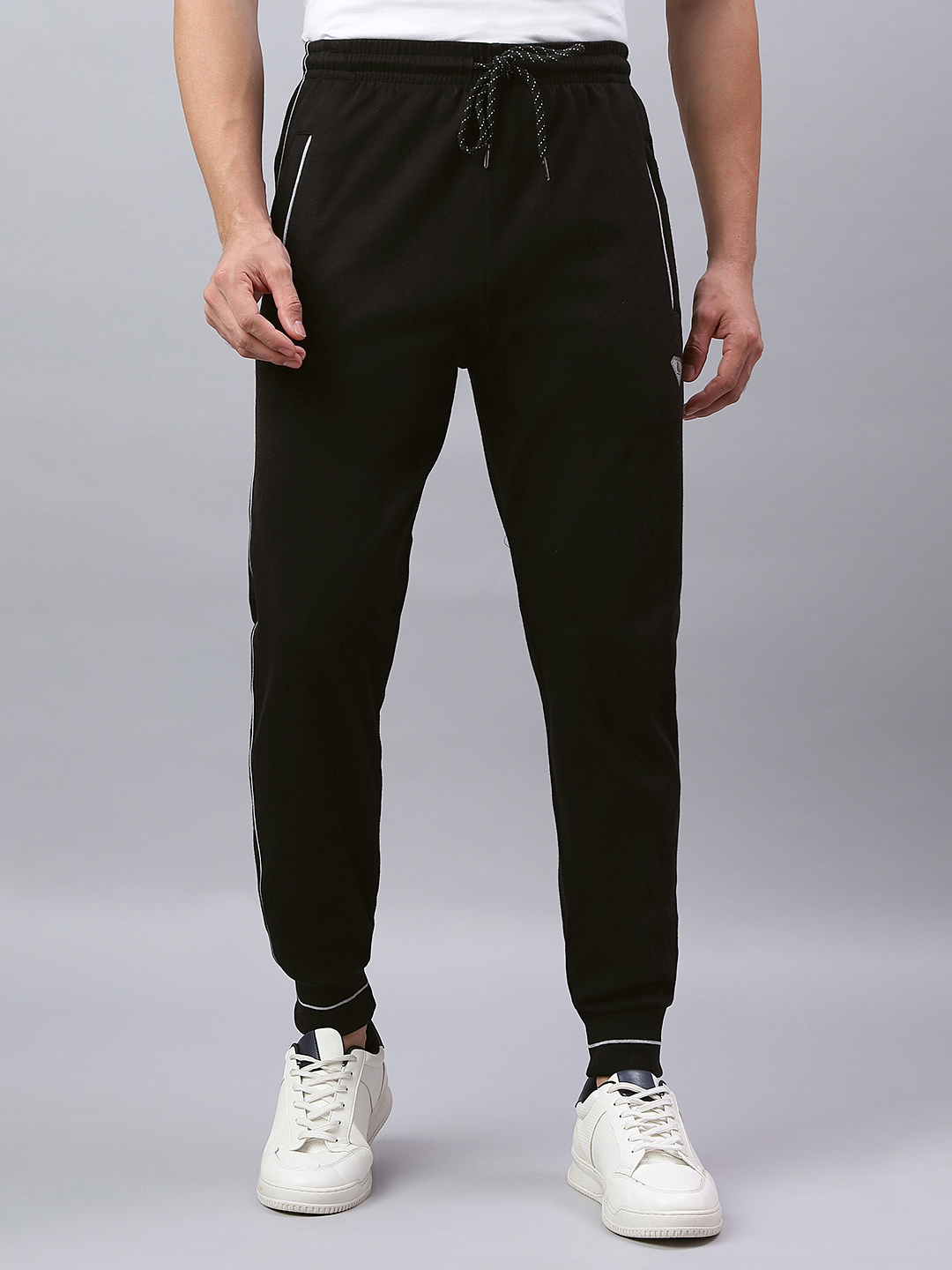 HOSIERY BOTTOM RIB TRACKPANT CORD PIPING