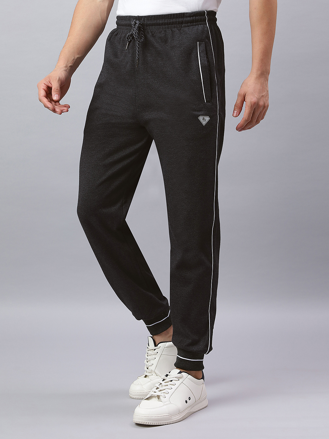 HOSIERY BOTTOM RIB TRACKPANT CORD PIPING