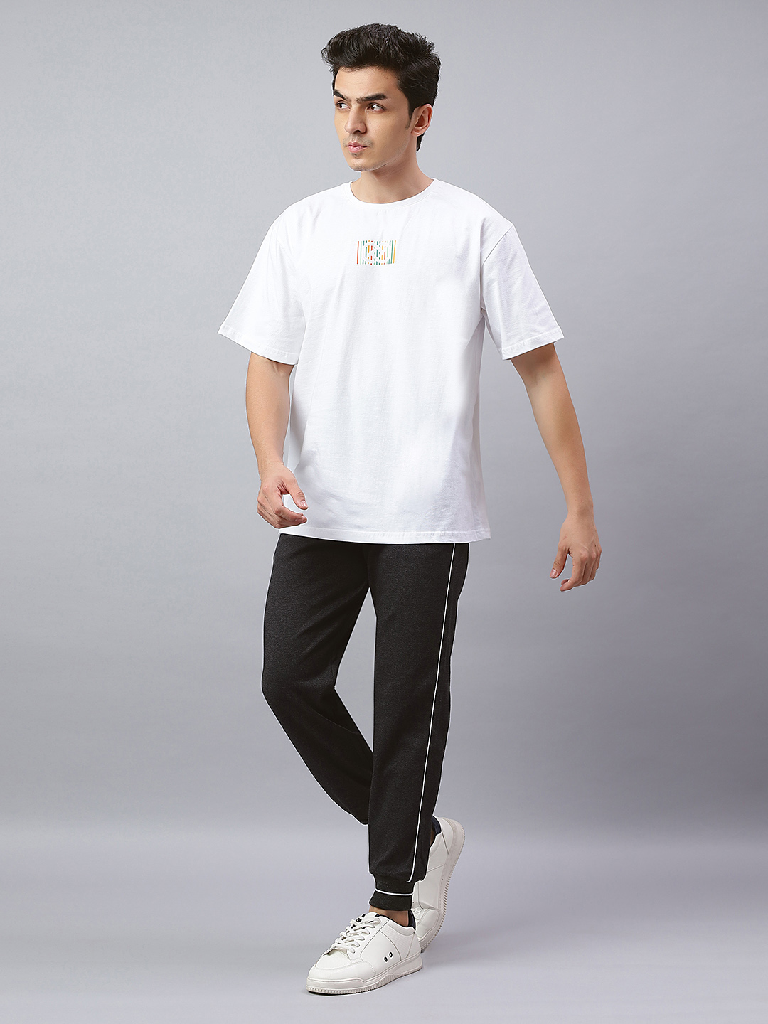 HOSIERY BOTTOM RIB TRACKPANT CORD PIPING