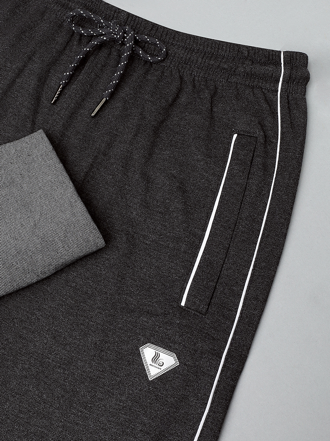 HOSIERY BOTTOM RIB TRACKPANT CORD PIPING