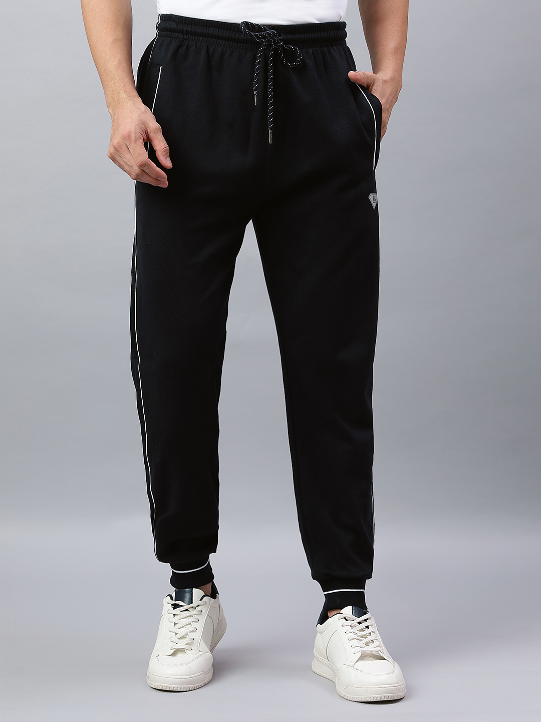 HOSIERY BOTTOM RIB TRACKPANT CORD PIPING