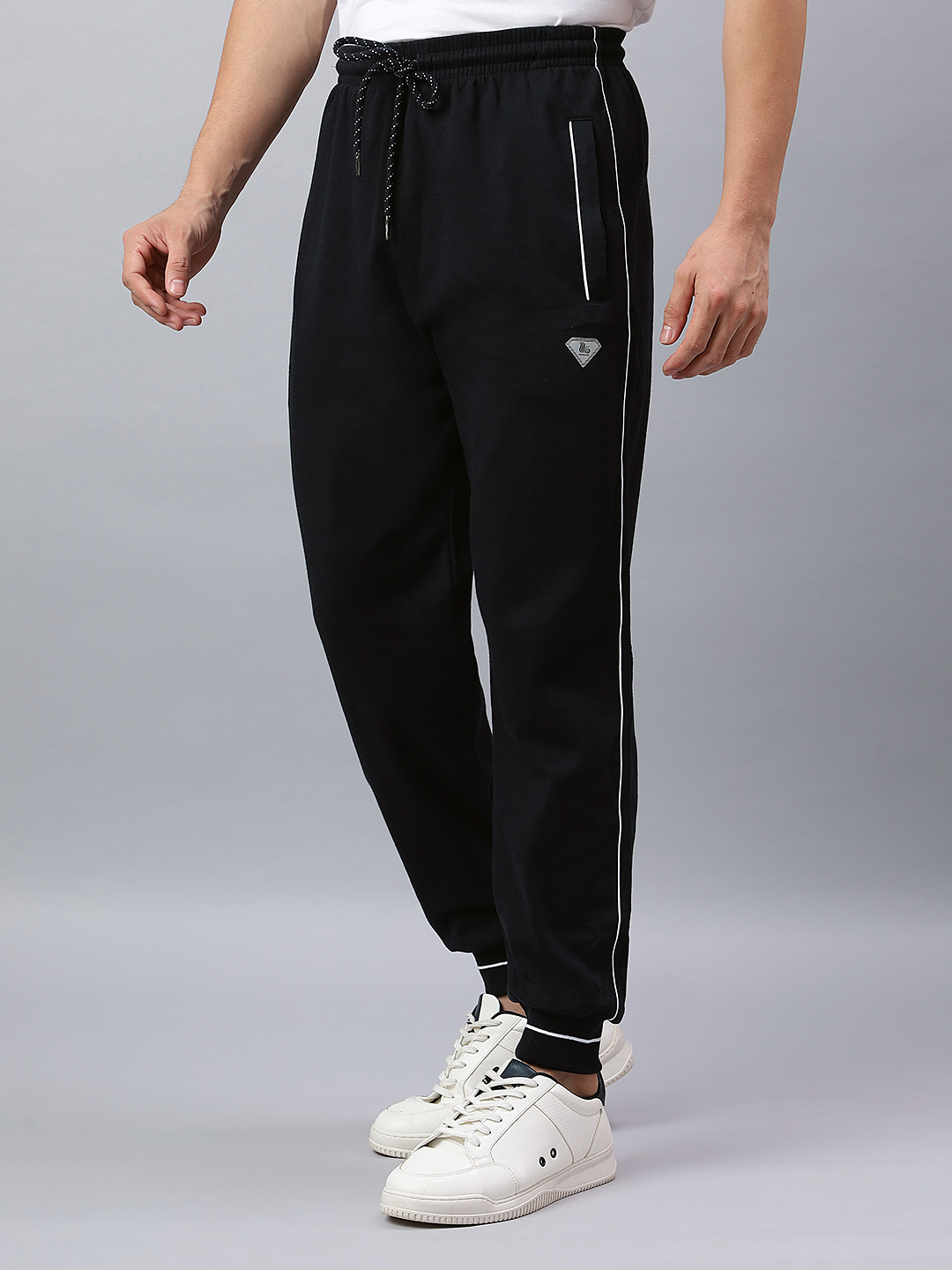 HOSIERY BOTTOM RIB TRACKPANT CORD PIPING