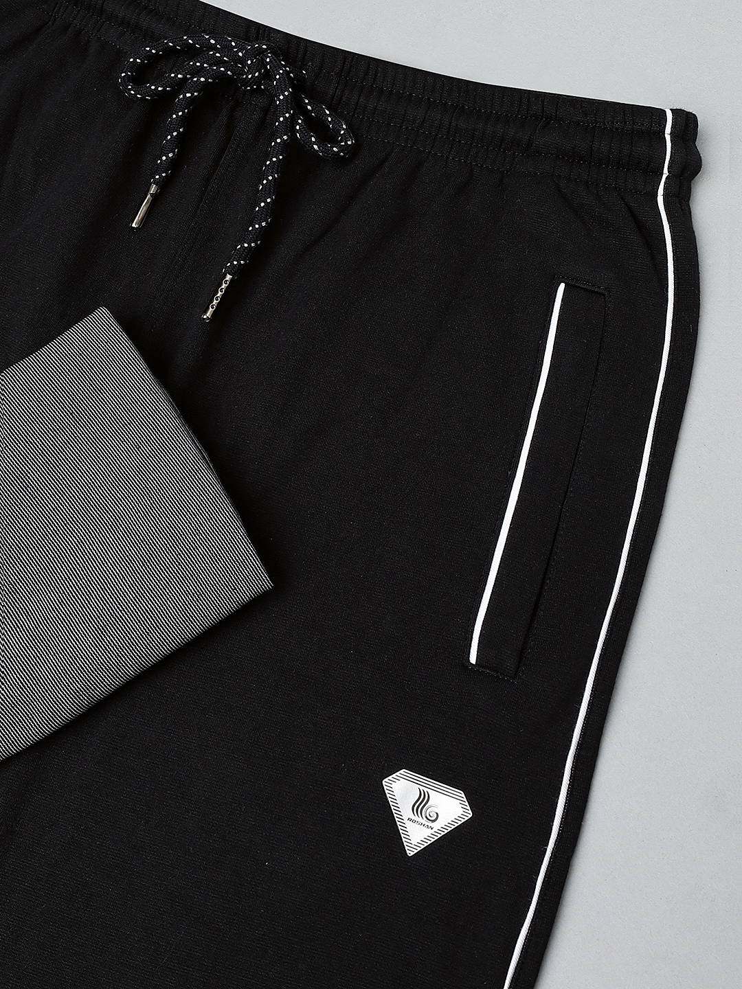 HOSIERY BOTTOM RIB TRACKPANT CORD PIPING