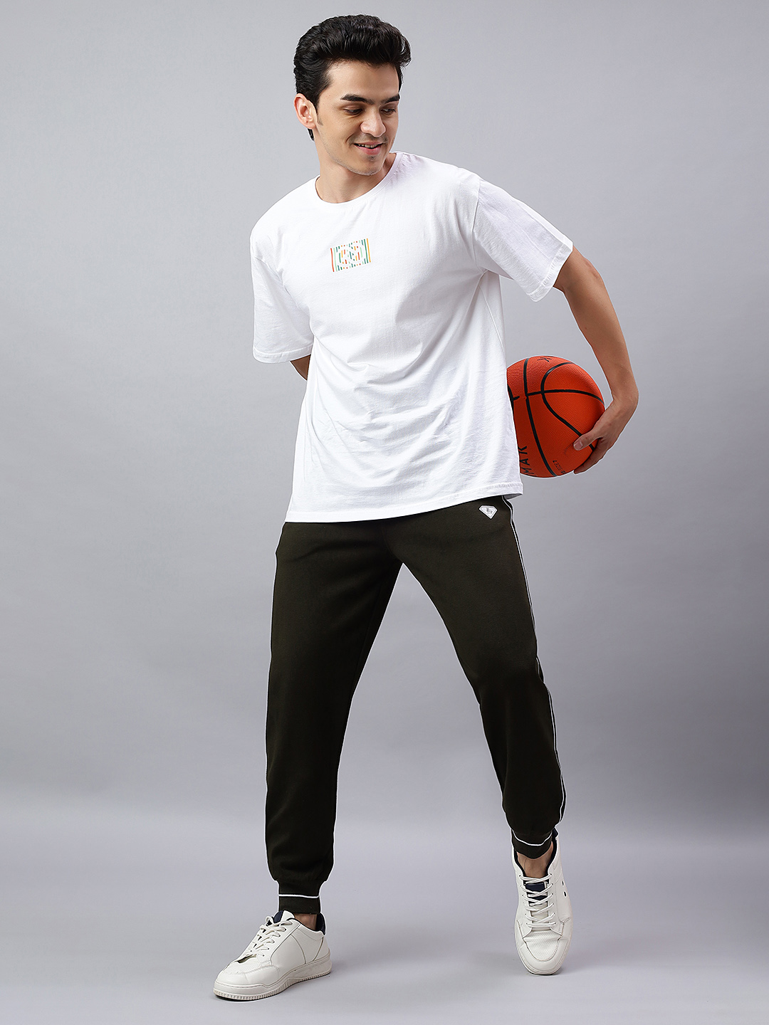 HOSIERY BOTTOM RIB TRACKPANT CORD PIPING