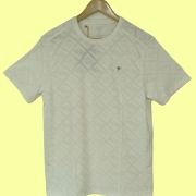 JACQUARD STRETCHABLE POLYESTER T-SHIRT